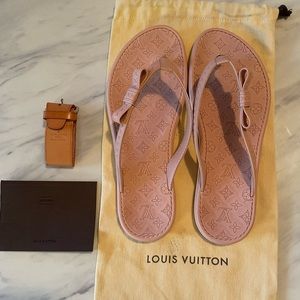 Louis Vuitton Ipanema Thong Sandal Size 38